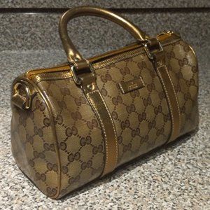 Authentic Convertible Joy Boston Bag GG Imprime